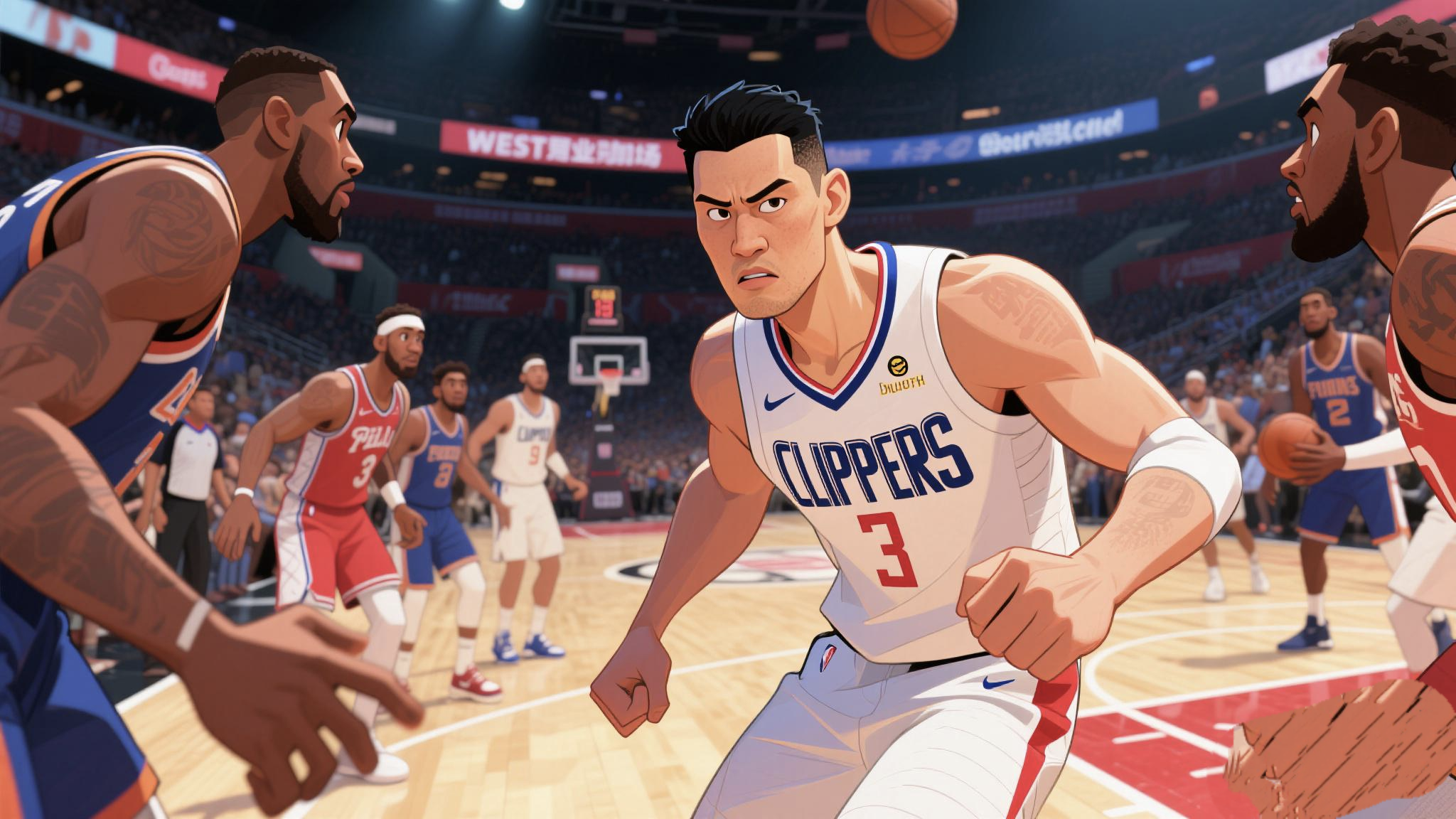 开云体育中国-快船力克山东队，米切尔状态火热